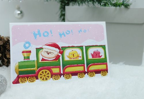 WarbieYama Warbie X'Mas Card : Train ( Merry christmas & Happy new year)
