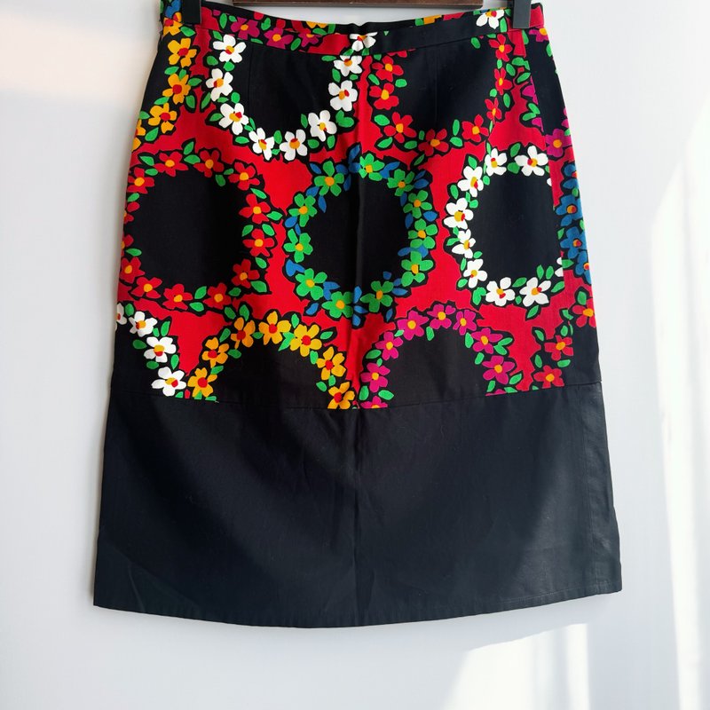 Agnes B floral pattern skirt - Skirts - Other Man-Made Fibers Multicolor