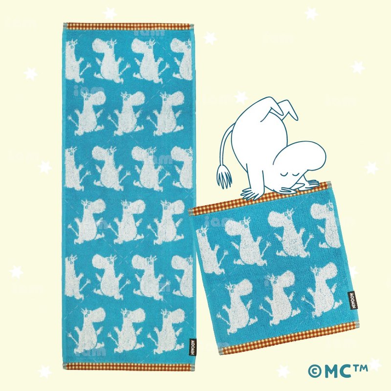 【MOOMIN】雀躍姆明毛巾 毛巾 純棉毛巾 擦汗巾 洗澡毛巾 - 毛巾/浴巾 - 棉．麻 