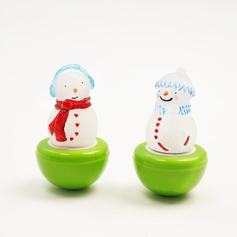 娃寶百變不倒矽膠門擋組-聖誕雪人(可加購LED) - 擺飾/家飾品 - 矽膠 多色