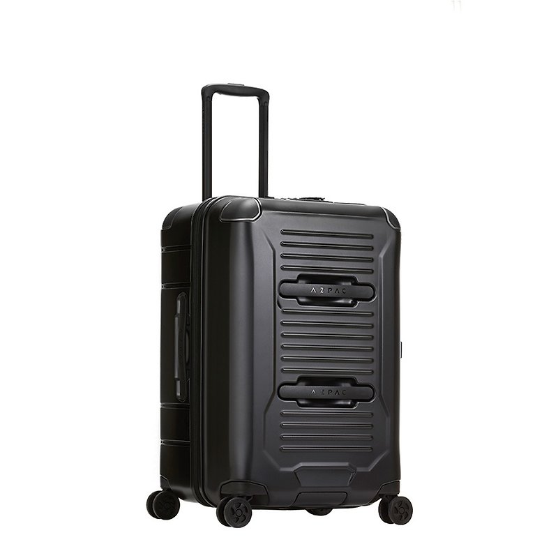 AZPAC | トラッカー石ブラックの 27 インチ防爆ジッパー スーツケース - スーツケース - その他の素材 ブラック