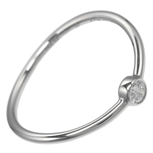 ティファニー　シングルロウ　リング　pt950 7.5号　現行品 ティファニー シングルロウ リング pt950 7.5号 現行品 日本直送