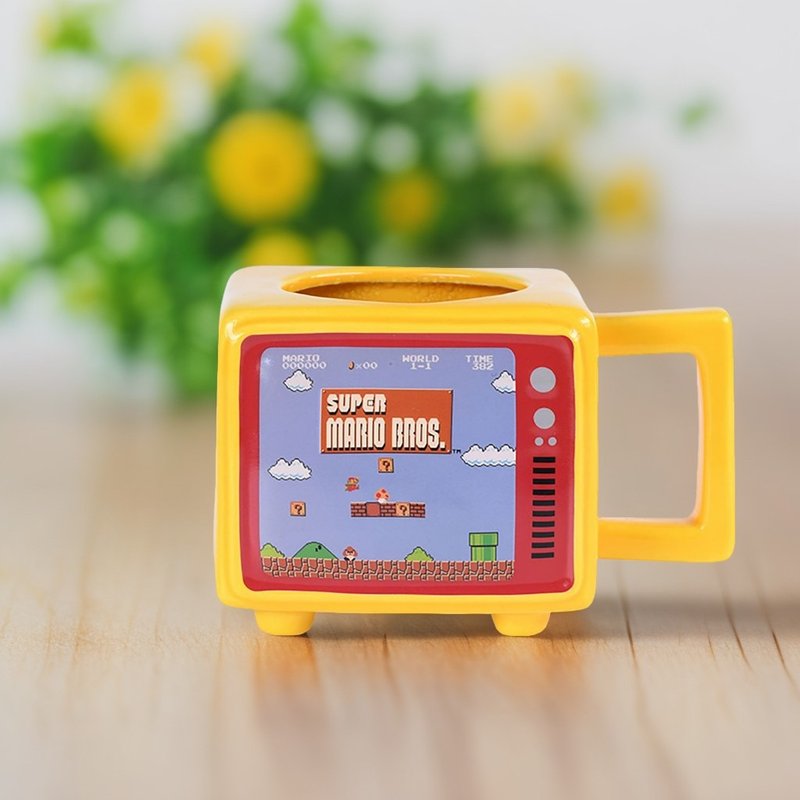 [Nintendo Super Mario] (Like A Boss) temperature-sensitive color-changing three-dimensional mug - กระบอกน้ำร้อน - วัสดุอื่นๆ 