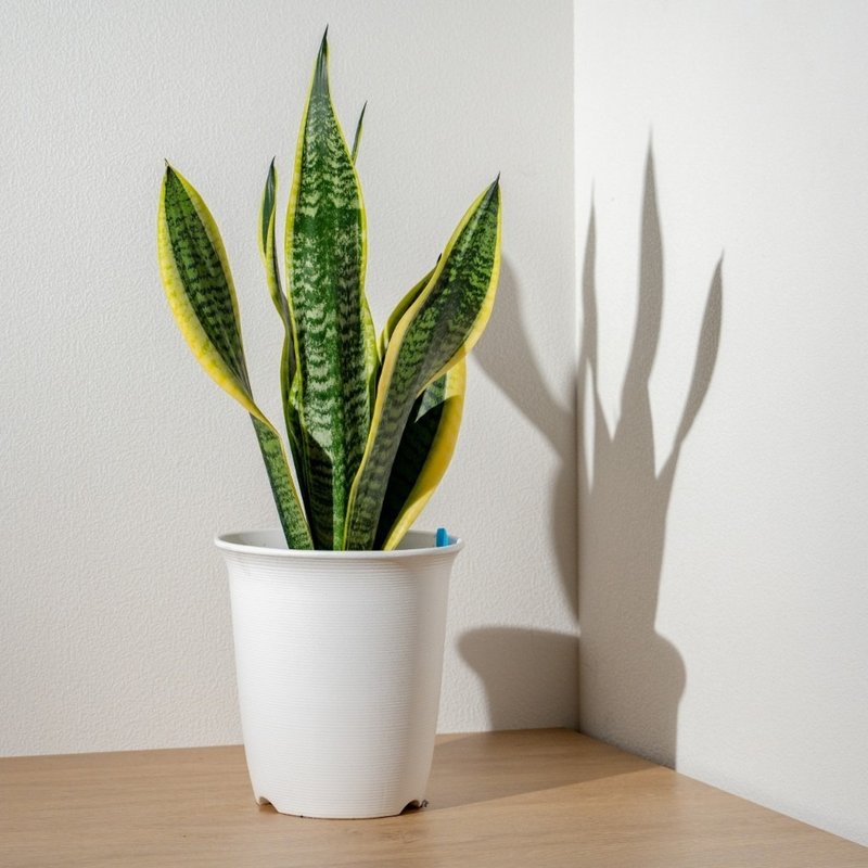 Sansevieria potted plant, floor-standing potted plant, large potted plant, opening gift, housewarming gift, planting potted plant, skillfully painted - Plants - Plants & Flowers 