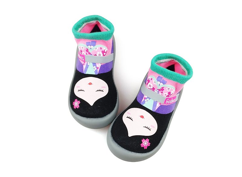 【Feebees】Cosplay series_Japanese doll (toddler shoes, socks, shoes and children's shoes made in Taiwan) - Kids' Shoes - Other Materials Pink