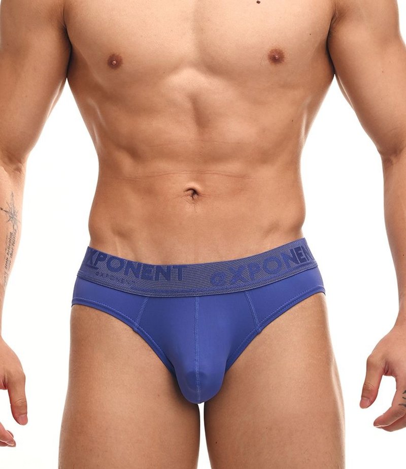 (6color)DYNA Smooth Original Charm Brief - Blue (2 for NT1190) - Men's Underwear - Nylon Blue