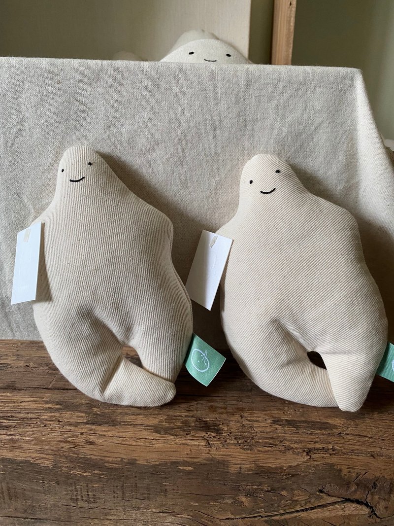 couch potato - Stuffed Dolls & Figurines - Cotton & Hemp White