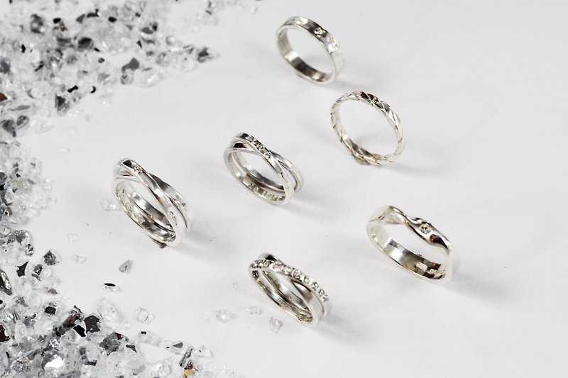 加購鑲嵌鑽石 - 其他 - 寶石 白色