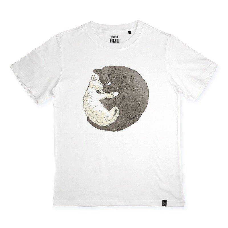 AMO®Original  canned  cotton T-shirt/AKE/Huggy Cats - Women's T-Shirts - Cotton & Hemp 