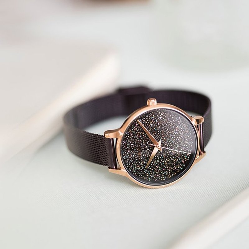 OBAKU Shining Starry Sky Aesthetic Fashion Watch- Brown(V238LXVNMN)/32mm - นาฬิกาผู้หญิง - สแตนเลส หลากหลายสี