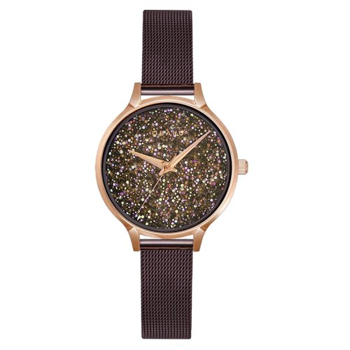 OBAKU Shining Starry Sky Aesthetic Fashion Watch- Brown