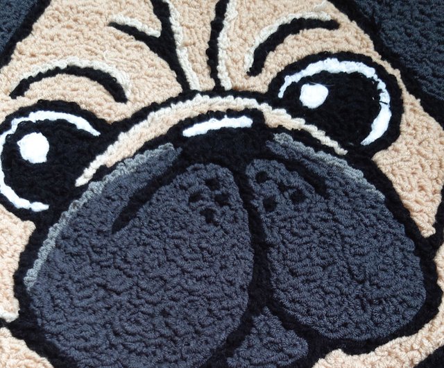 Pug Dog Carpet Myna Carpet Mat - Shop Pawsome Island Rugs & Floor Mats -  Pinkoi