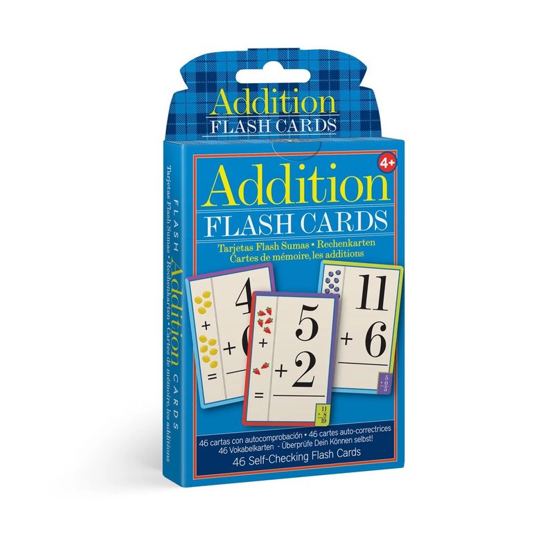 eeBoo Flash Cards - 學習字卡 Addition 加法 - 桌遊/卡牌 - 紙 藍色