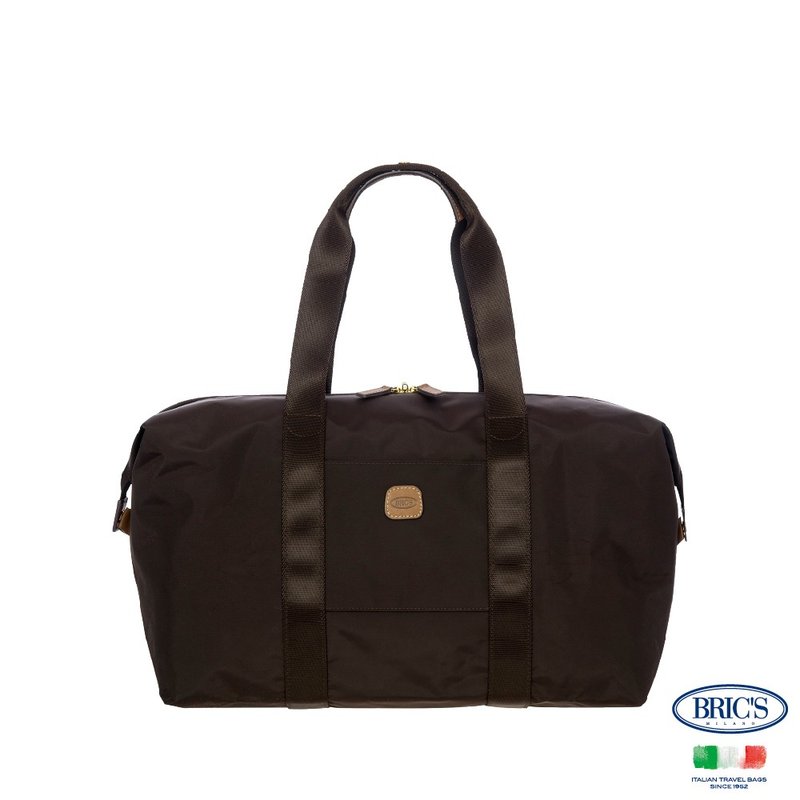 【BRIC' S】X-Bag 2合1摺疊旅行袋(大)- 咖啡 - 行李箱/旅行袋 - 其他材質 咖啡色