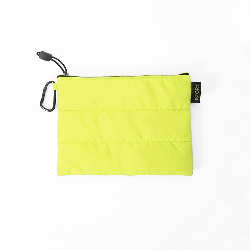 平面收納袋．黃╳黑 - 化妝袋/收納袋 - 其他材質 黃色
