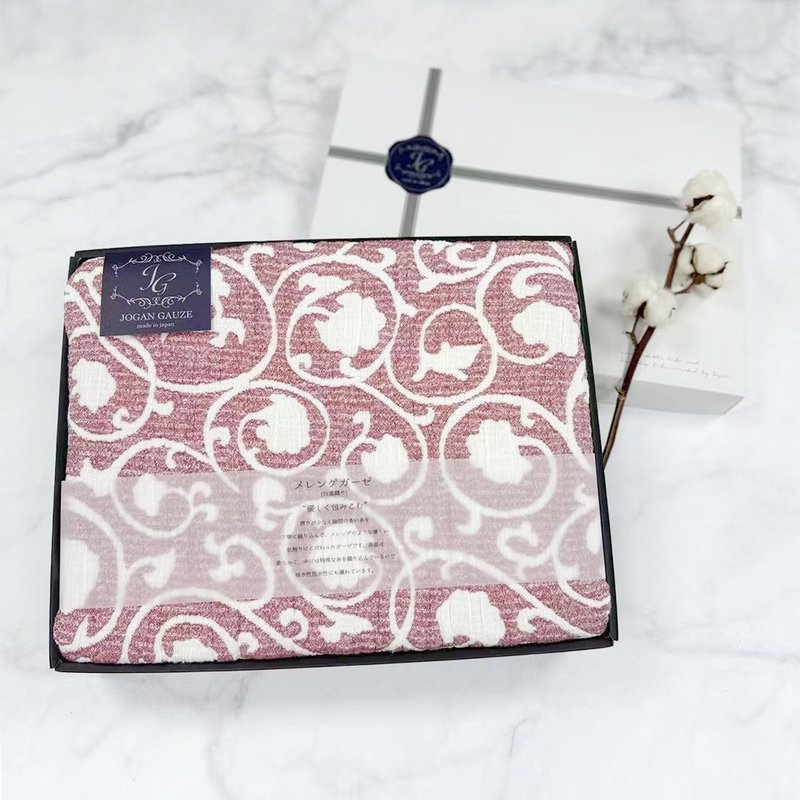 【貞観】花柄エンボス多重ガーゼキルトギフトボックス | 柔らかくて肌に優しい | ギフトにおすすめ - 毛布・かけ布団 - コットン・麻 多色