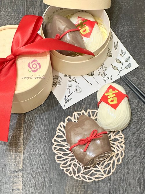 皂芬坊 臺灣豬腳麵線手工皂禮盒|年菜年貨祝壽|生日禮物|閏月