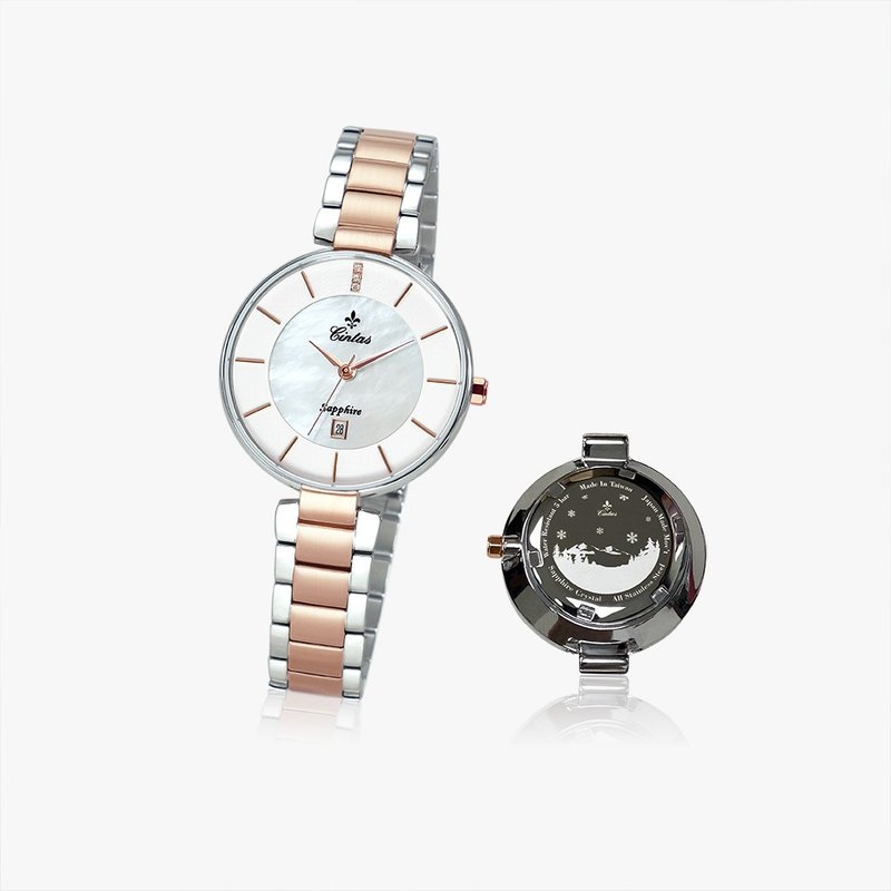 【Cintas Watch】31 mm 6219 LSK 玫瑰間金 (底蓋設計訂製) - 女錶 - 不鏽鋼 