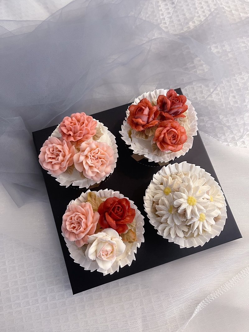 【Customization】Korean Decorated Cup Cake－Self Pickup Only/Lalamove Freight Collect - Cake & Desserts - Fresh Ingredients 
