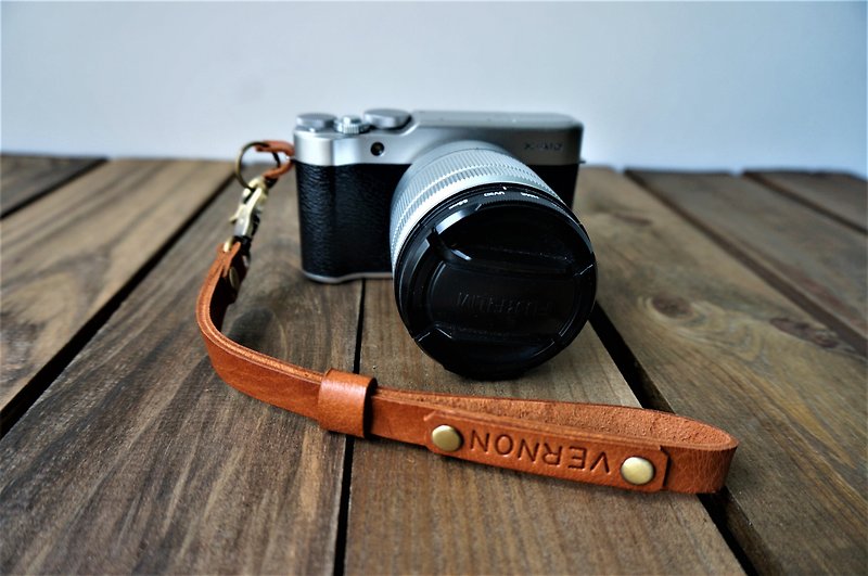 Leather Camera Wrist Strap + FREE Personalisation // Leather Camera Strap - Camera Straps & Stands - Genuine Leather 