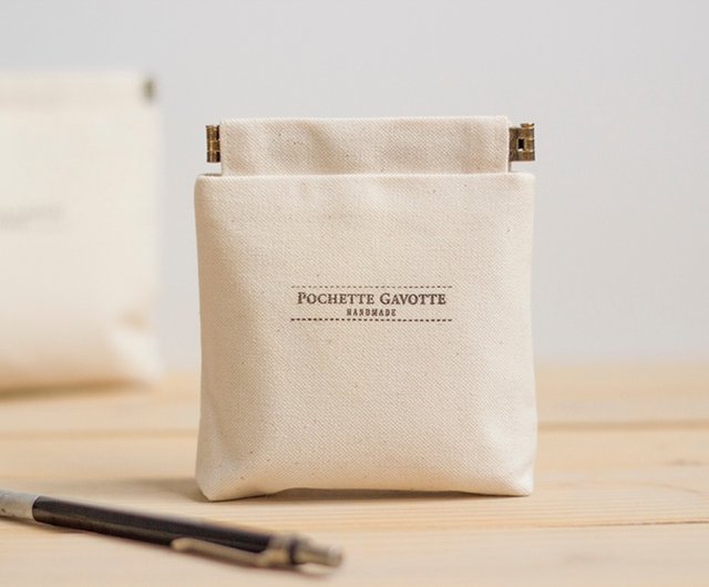 小さいポーチ ジュエリーケース アクセサリーケース 生成り ショップ Pochette Gavotte ポーチ Pinkoi