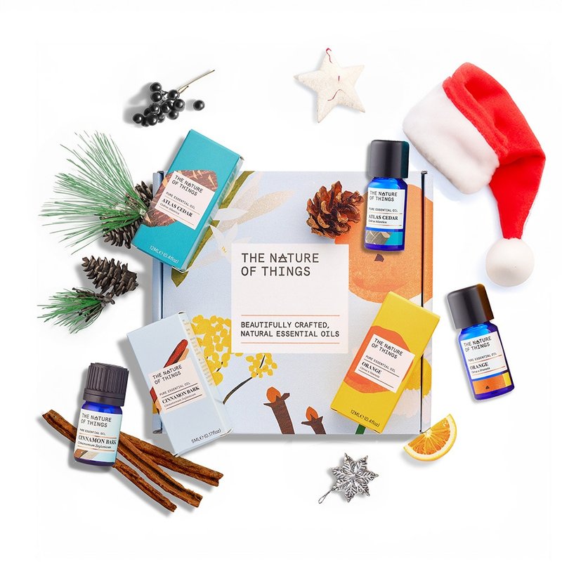 【聖誕節禮盒】聖誕溫馨香氛 有機精油3入組-健康聖誕禮物 - 香薰/精油/線香 - 精油 