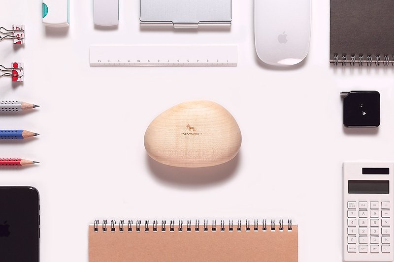 Shidong紙の紙の針磁気（メープル） - マグネット - 木製 
