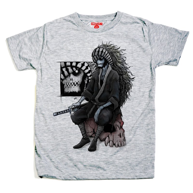 Santa Claus have muscle unisex men woman cotton mix Chapter One T-shirt - 男 T 恤 - 棉．麻 白色