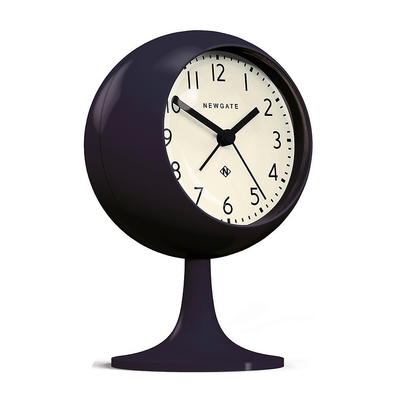 British style table clock - London Eye - elegant white - 12cm - Clocks - Acrylic Blue