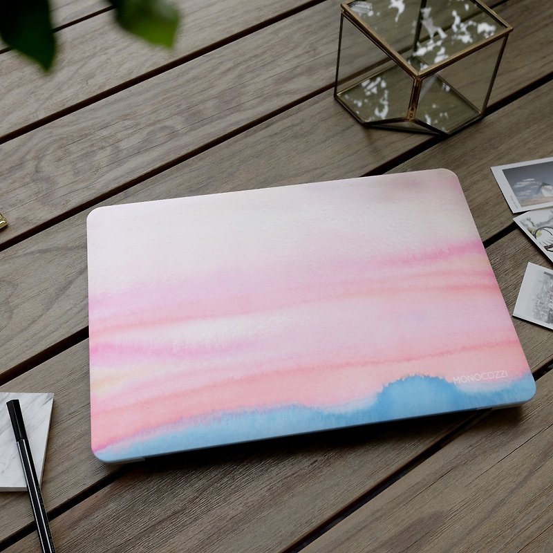 パターンラボ| MacBook Air 132012-17用ハードシェルケース-水彩 - タブレット・PCケース - その他の素材 ピンク
