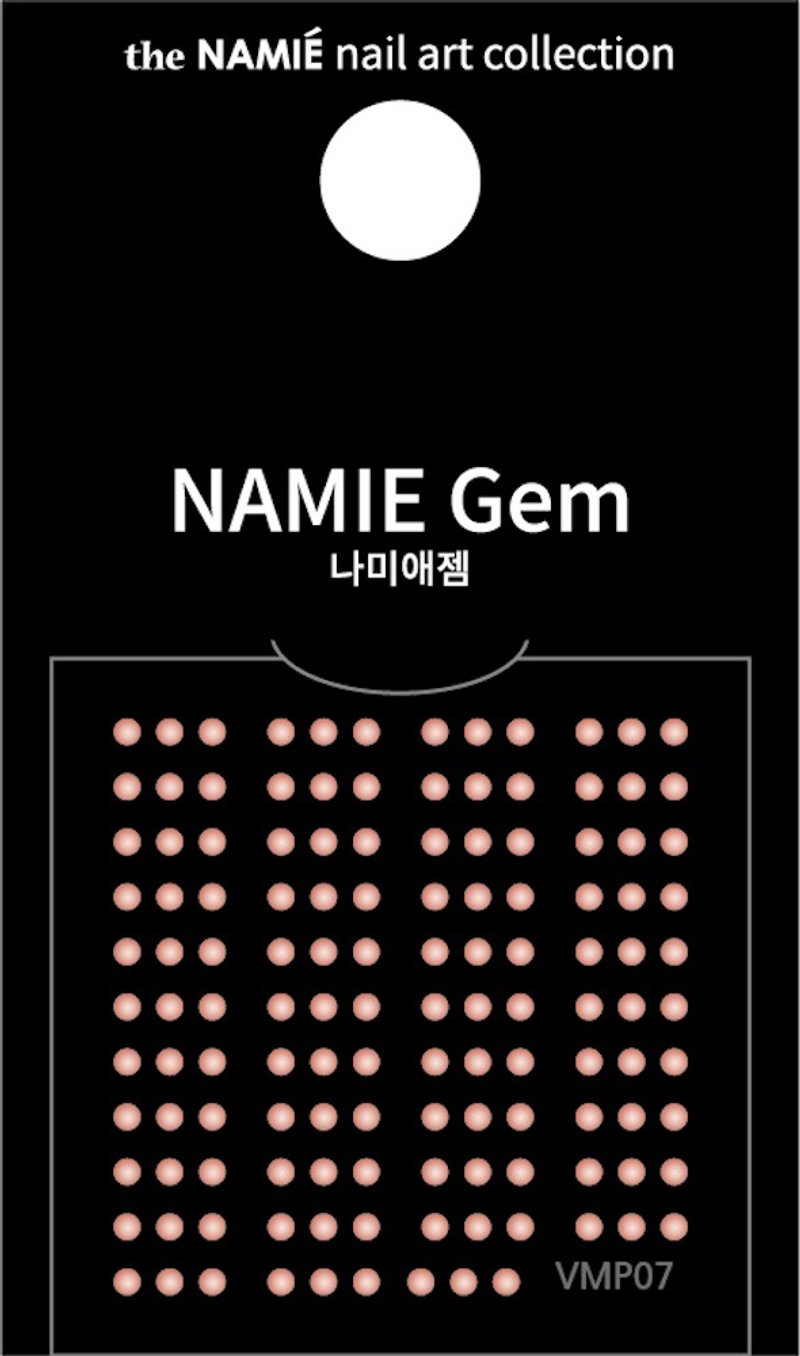【專業用】NAMIE Gem 美甲裝飾藝術貼紙 Volume Metallic 07 - 指甲油/指甲貼 - 紙 金色