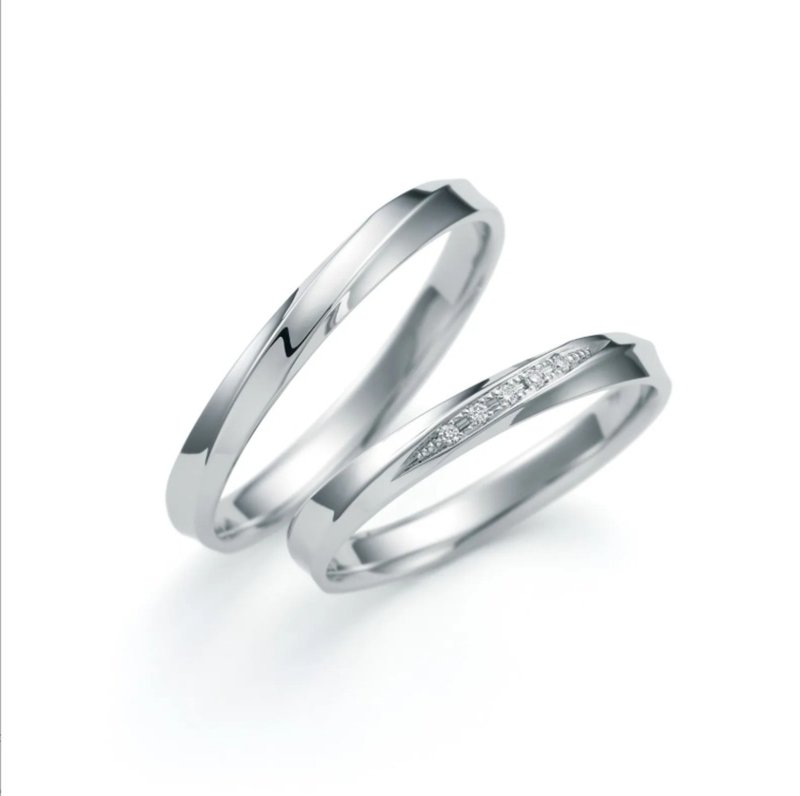 【婚戒秘書】 Nocur - 鉑金 (Pt900) 結婚戒指 - 戒指 - 貴金屬 