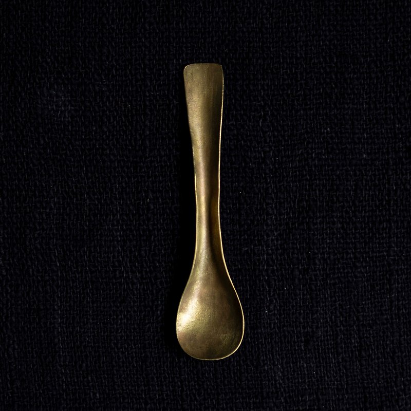Tanaka _ bronze Bronze spoon _B06 - ตะหลิว - ทองแดงทองเหลือง สีทอง