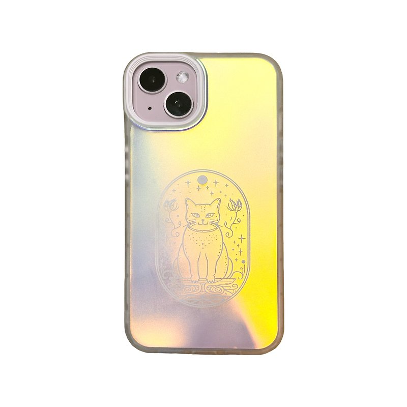 【Cat Tarot】Laser phone case - Phone Accessories - Silicone 
