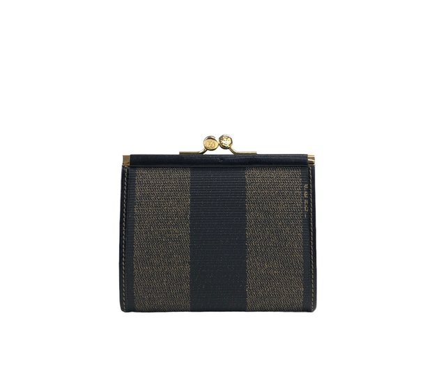 日本直送 名牌中古包 】FENDI フェンディ ペカン FFロゴ PVC