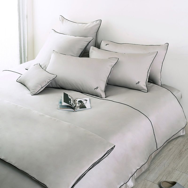 Climax Tencel Bed Set Metal Grey 100% Tencel Lyocell 60 Single/Double/Extra Large/Extra Large - Bedding - Other Materials 