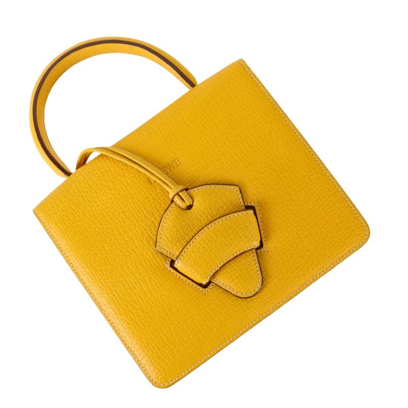 LOEWE バルセロナ ハンドバッグ STなし イエ ロー系 ハンドバッグ (01383) - 手提包/手提袋 - 真皮 黃色