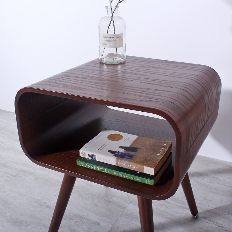 Japanese lifestyle bentwood storage side table/Dick side table - Other Furniture - Wood Brown