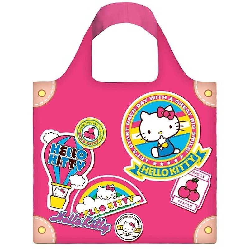 LOQI spring roll package │Hello Kitty suitcase - Messenger Bags & Sling Bags - Paper Pink