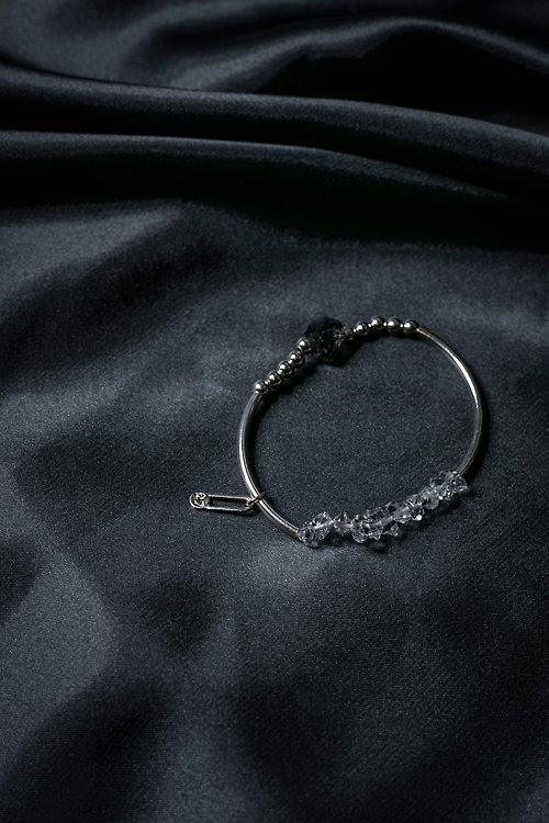 chingyihuang_jewelry CYH- 赫基蒙雙拼 純銀彈性手環