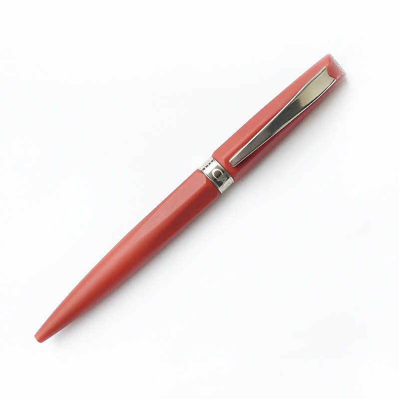 CARAN d'ACHE Kada Desert Series Brick Red Ball Pen | Swiss Hexagon Collection - Ballpoint & Gel Pens - Resin Red