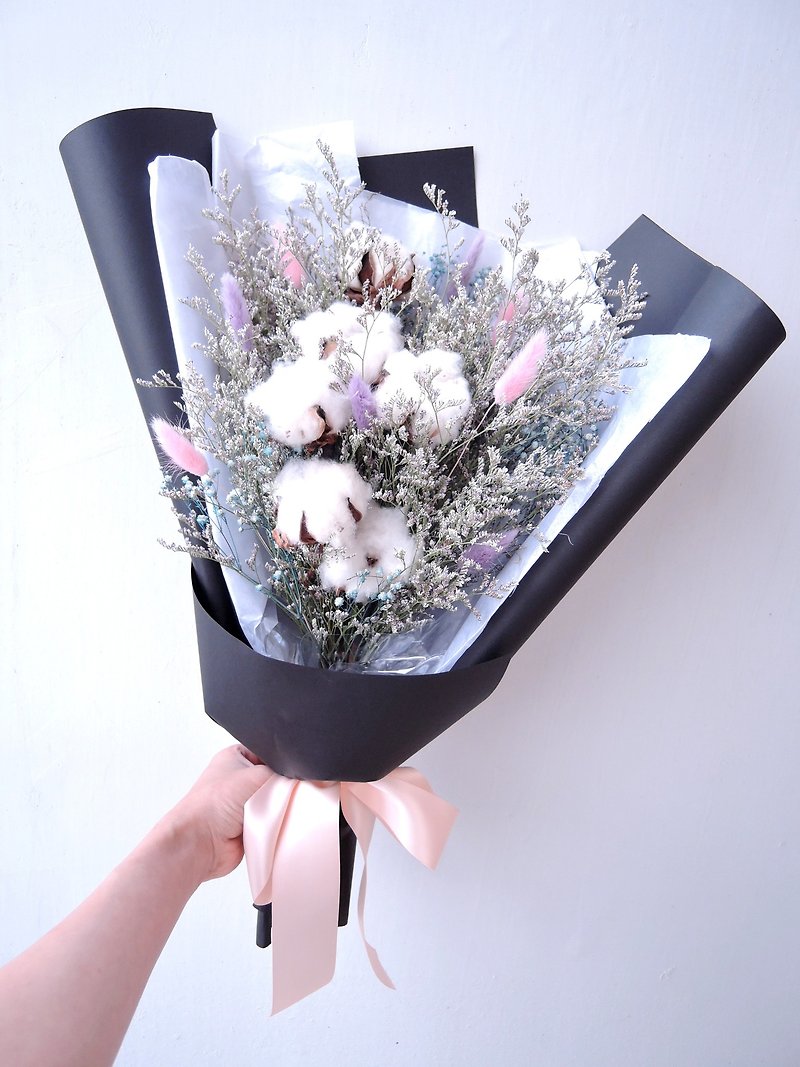 JY.flower Jie Yuhua [spring] soft dried flowers / birthday bouquet / bouquets / gifts / blessings / Valentine's Day bouquet / custom - Plants - Plants & Flowers White