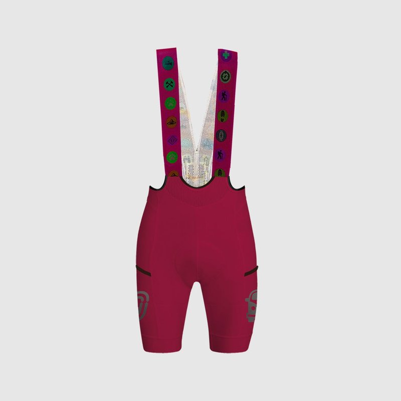 【Ostroy】CAMPER CARGO BOSSA NOVA WOMENS BIBS_車褲_女 - 腳踏車/滑板/周邊 - 聚酯纖維 紅色