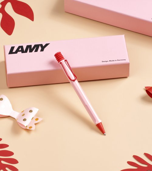 LAMY TAIWAN 官方旗艦館 【雷雕刻字】LAMY 原子筆 / SAFARI 2024 限量 - 夏日粉紅