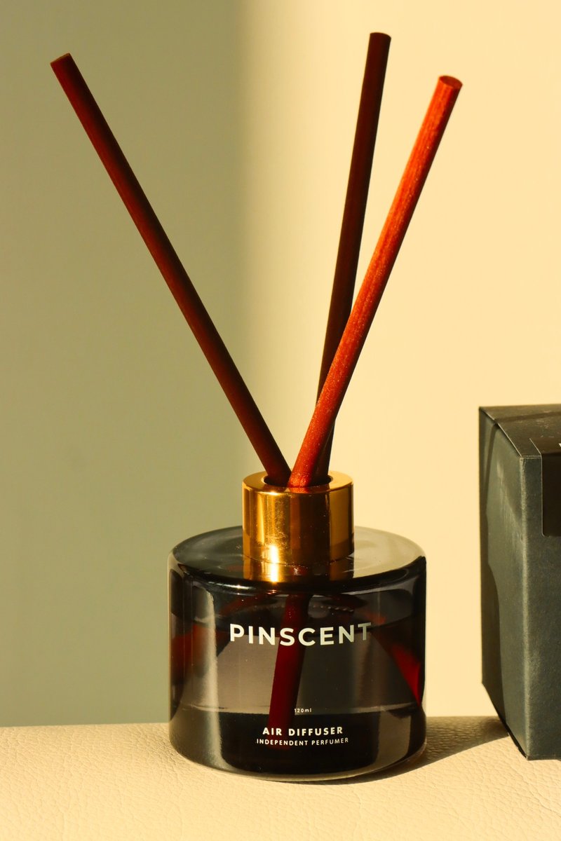 調香師擴香 光影120ml PINSCENT 有陽光的下午茶 - 香氛/精油/擴香 - 精油 灰色