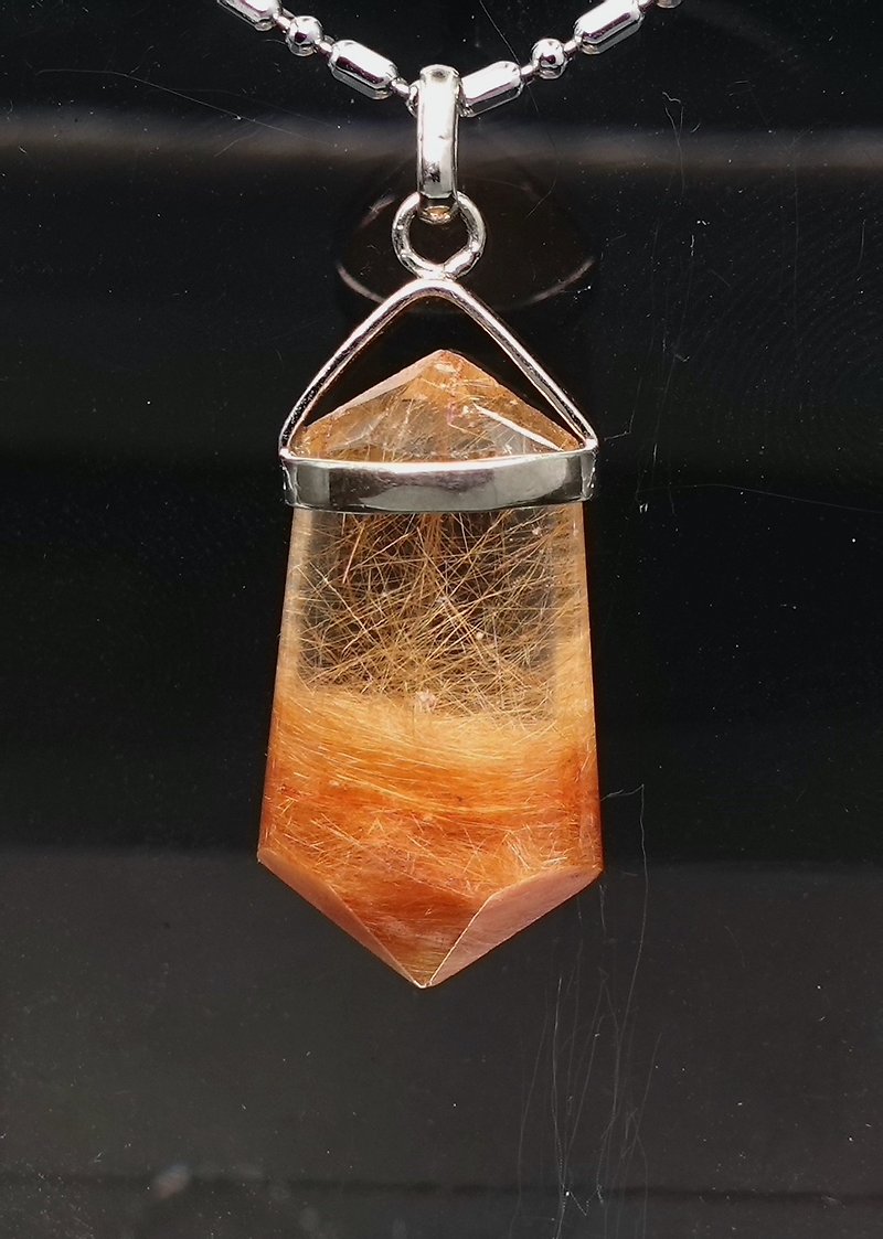 Poly Gold Jewelry-Natural Venus Crystal Pendant - สร้อยคอ - คริสตัล 