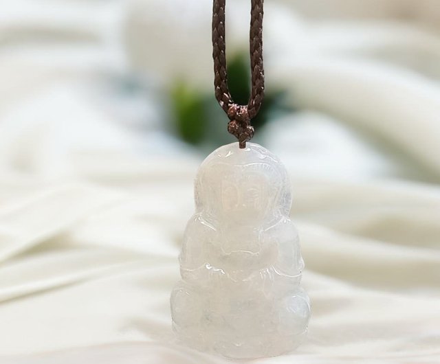 翡翠 観音菩薩 ネックレス