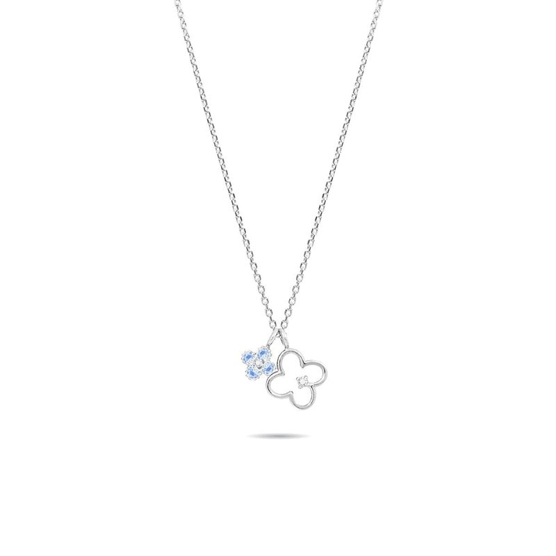 L'amour Lucky Clover Necklace (Silver) - สร้อยคอ - เงินแท้ 