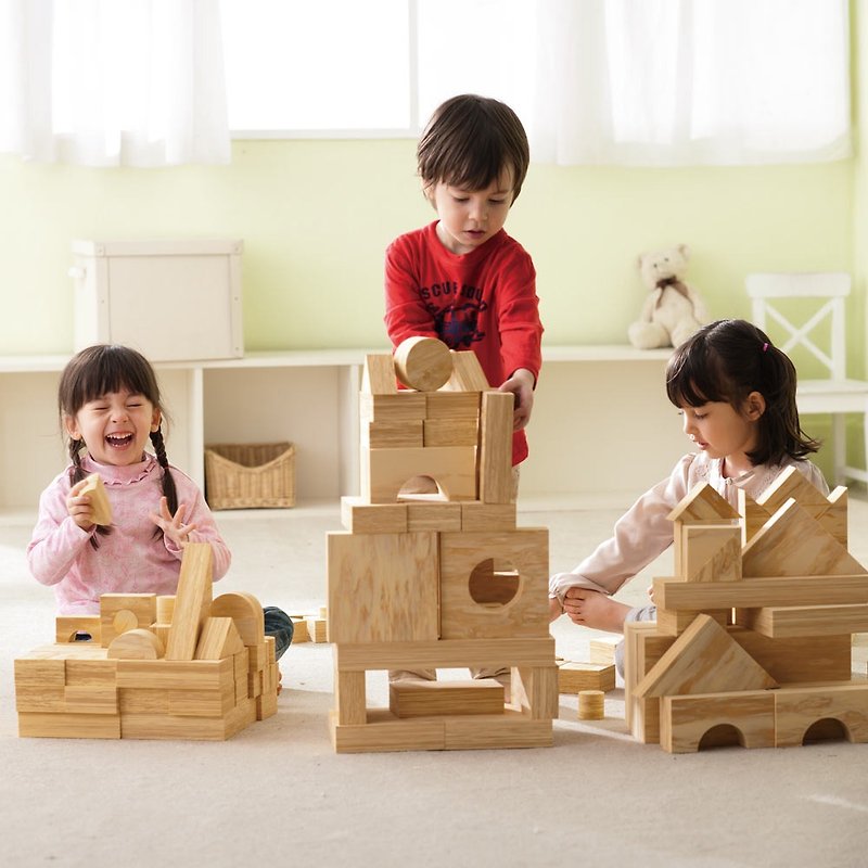 Weplay 軟質木紋積木 (152件) - 寶寶/兒童玩具/玩偶 - 其他材質 咖啡色