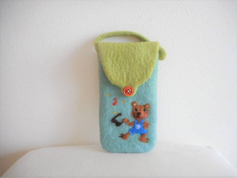 Hanging bear case - Other - Wool Green